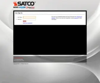 Mysatco.com(Log In) Screenshot