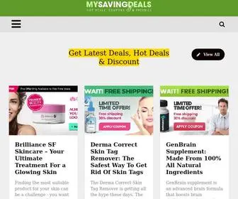 Mysavingdeals.com(My Saving Deals) Screenshot