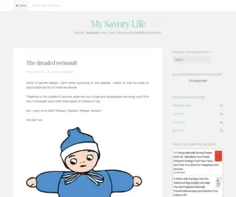 Mysavorylife.com(Foodie) Screenshot