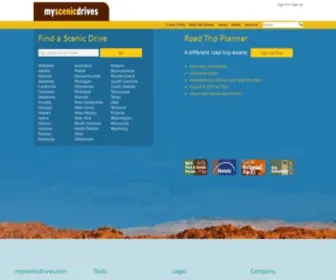 MYsceniCDrives.com(Find a scenic drive or plan a road trip with) Screenshot