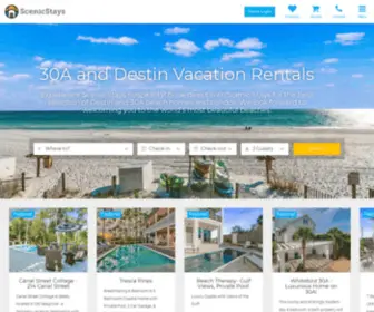 MYscenicstays.com(Destin and 30A Vacation Homes and Condos) Screenshot