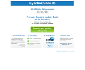 MYSchokolade.de(Jetzt kaufen) Screenshot