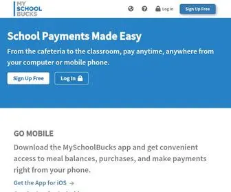 MYSchoolbucks.com(MYSchoolbucks) Screenshot