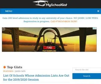 MYSchoolgist.com(MySchoolGist (MSG)) Screenshot