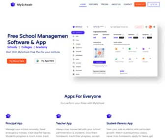 MYSchoolr.com(Free School management System) Screenshot