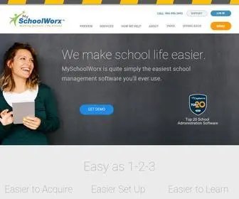 MYSchoolworx.com(Student information system) Screenshot