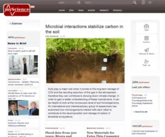 MYscience.at(Science and Careers in Austria) Screenshot