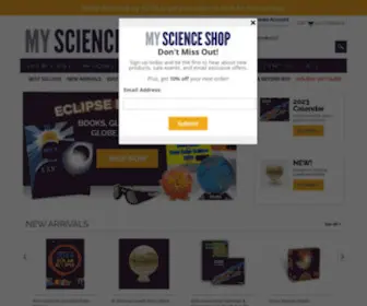 MYscienceshop.com(My Science Shop) Screenshot