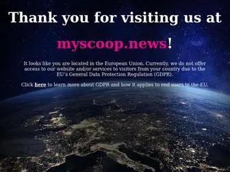 MYscoop.news(Thank you for visiting us) Screenshot