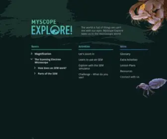 MYscope-Explore.org(MyScope Explore) Screenshot