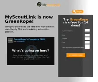 MYscoutlink.com(MyScoutLink is now GreenRope) Screenshot