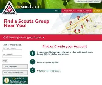 MYscouts.ca(Scouts Canada) Screenshot
