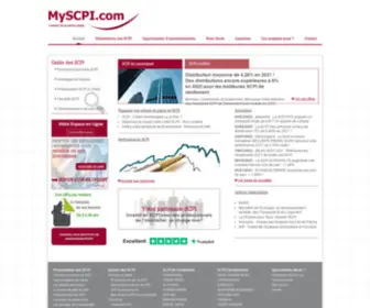 MYScpi.com(Le site de référence des SCPI) Screenshot