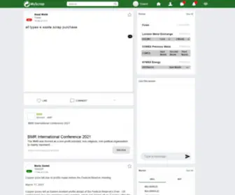 MYScrap.com(Best recycling business network) Screenshot