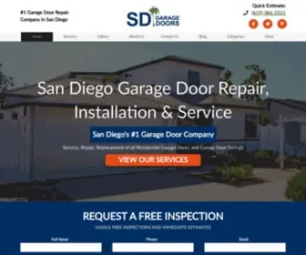 MYSdgaragedoors.com(Garage Door Repair San Diego) Screenshot