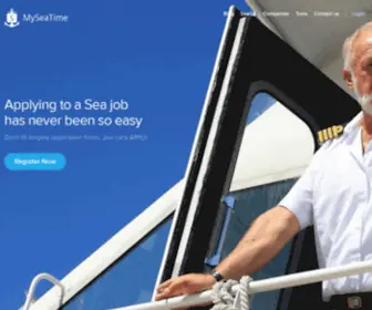 Myseatime.com(Jobs on ships) Screenshot