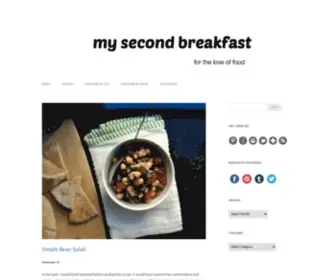 Mysecondbreakfast.com(My Second Breakfast) Screenshot