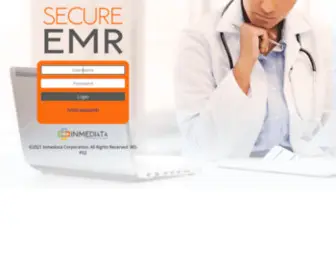 Mysecureemr.com(SecureEMR) Screenshot