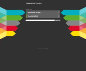 Mysecureserver.com(Mysecureserver) Screenshot