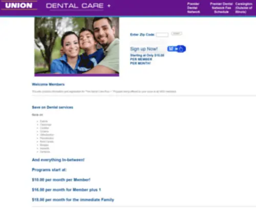 Myseiudental.com(Premier Dental Network) Screenshot