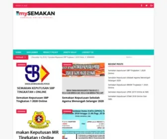 Mysemakan.com(Semakan Online Terkini) Screenshot