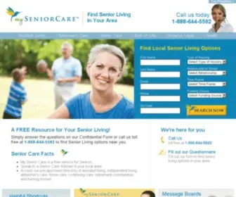 Myseniorcare.com(Senior Housing) Screenshot