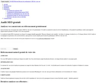 Myseo-Booster.com(Audit SEO gratuit) Screenshot