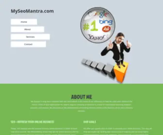 Myseomantra.com(Peak Responsive web template) Screenshot