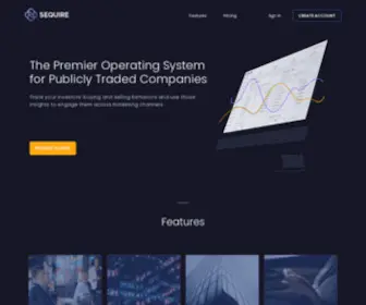 Mysequire.com(Premier Operating System for Publicly Traded Companies) Screenshot