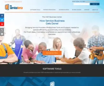 Myserviceforce.com(MyServiceForce Business Center) Screenshot