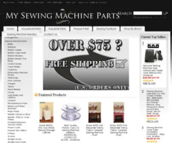 Mysewingmachineparts.com(We'll be back) Screenshot