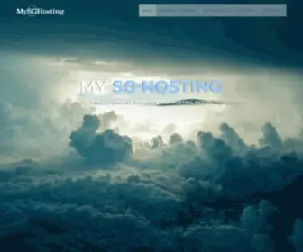 MYSghosting.com(Singapore OpenCart Cloud Web Hosting By MySGHosting) Screenshot