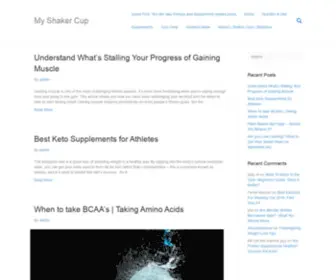 MYshakercup.com(My Shaker Cup) Screenshot