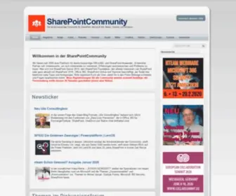MYsharepoint.de(Office 365 SharePointCommunity) Screenshot