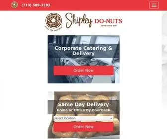 MYshipleydonuts.com(Donut Catering & Delivery Houston) Screenshot