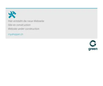 MYshipper.ch(Startseite) Screenshot
