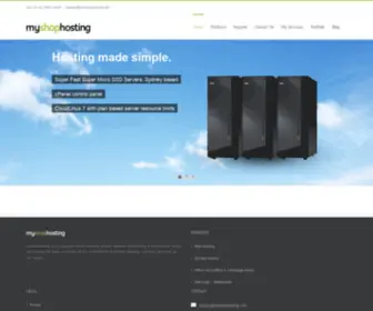 MYshophosting.com(Home) Screenshot