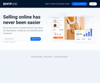 MYshopline.com(Start Selling Today) Screenshot