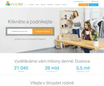 MYshoptet.com(Internetový obchod a pokladní systém zdarma) Screenshot