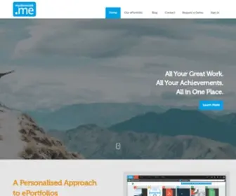 MYshowcase.me(EPortfolio) Screenshot