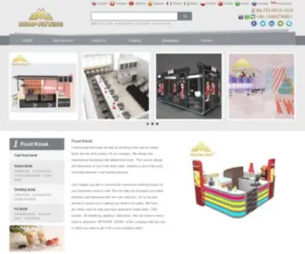 MYshowcasekiosk.com(Food kiosk manufacturer) Screenshot