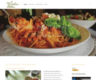 Mysiciliankitchen.com(The my Sicilian kitchen cookbook) Screenshot