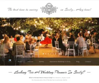 Mysicilywedding.com(Professional Wedding Planner in Sicily) Screenshot