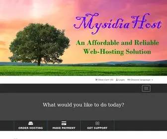 Mysidiahost.com(Mysidia Inc) Screenshot