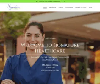 Mysighealth.com(Signature Healthcare) Screenshot