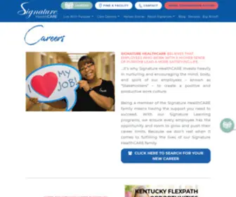 Mysignaturejourney.com(Signature HealthCARE) Screenshot