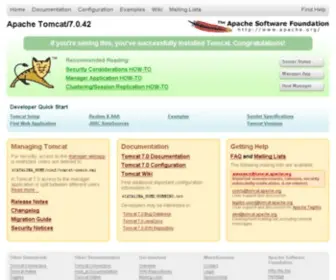 Mysihot.net(Apache Tomcat/7.0.42) Screenshot