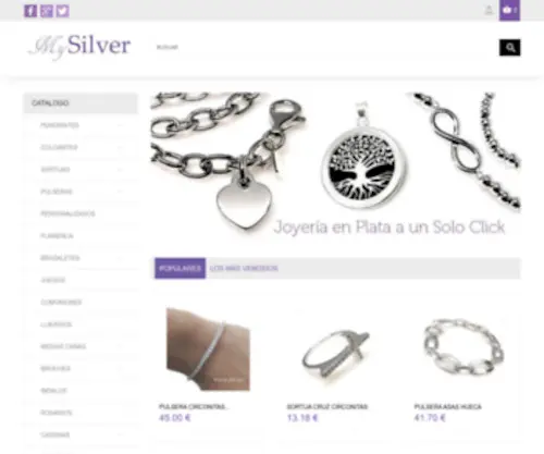 Mysilver.es(Joyeria en Plata) Screenshot