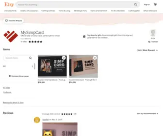 Mysimpcard.com(Mysimpcard) Screenshot