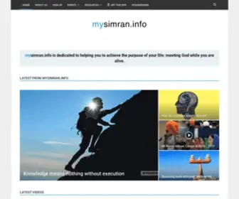Mysimran.info(Home) Screenshot
